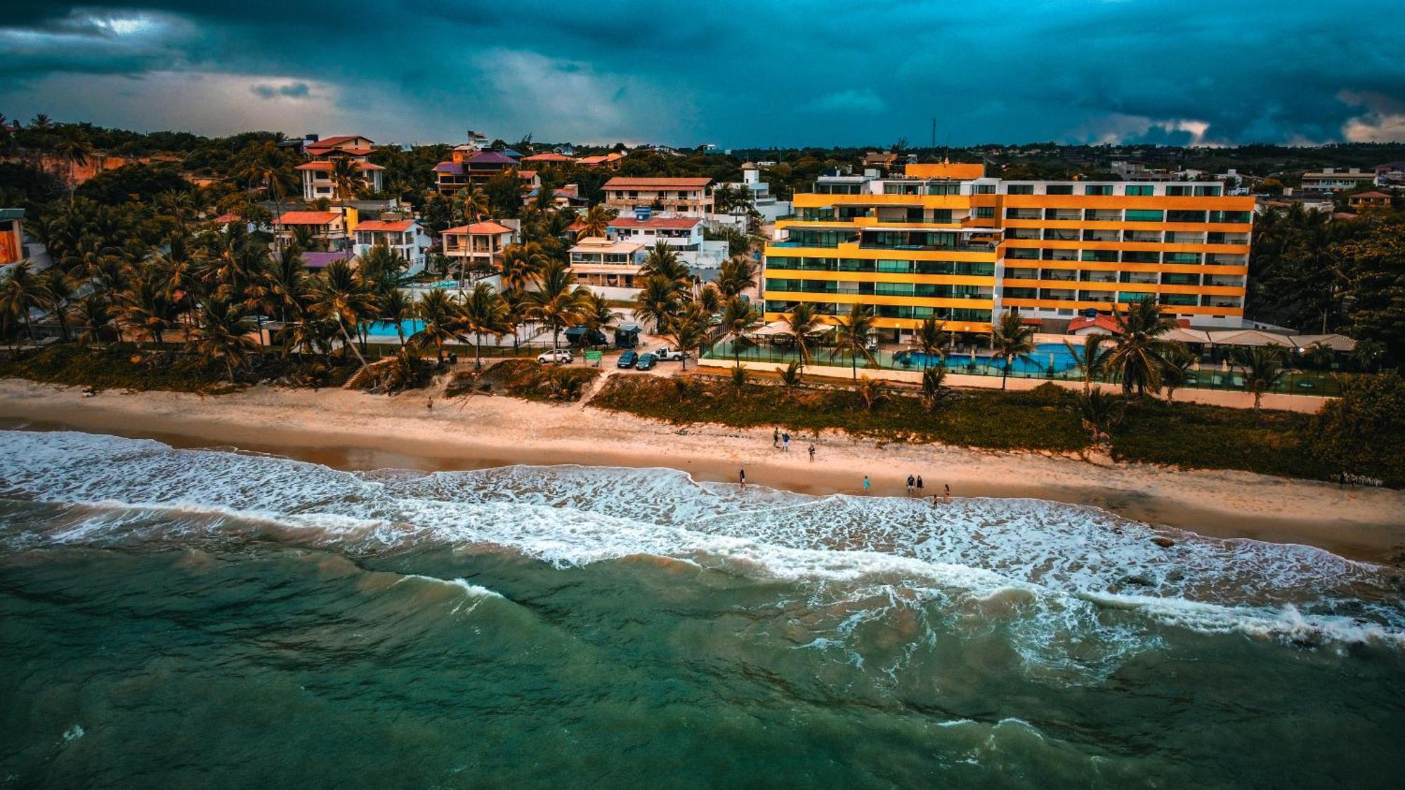 Praia Tabatinga Ap Beira Mar Com Vista Deslumbrante Da Praia Jacuma  Luaran gambar