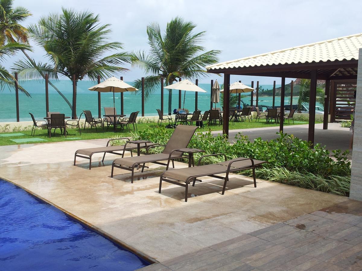 Praia Tabatinga Ap Beira Mar Com Vista Deslumbrante Da Praia Jacuma  Luaran gambar